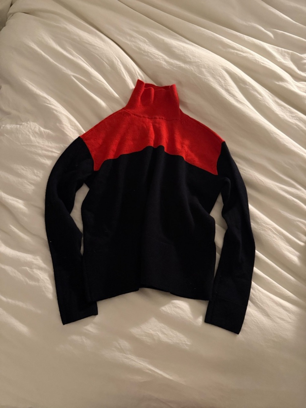 Everlane Two-Tone Cashmere Sweater (sz XXS)
